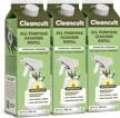 clean effortlessly with cleancult's eco-friendly bamboo lily all-purpose cleaner refills - 32oz, 3 pack logo