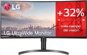 img 3 attached to 🖥️ Experience True Immersion with LG 35WN65C B UltraWide Monitor: FreeSync, 3440X1440, 100Hz, HDR, Curved & HD