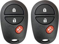 🔑 autokeymax - 2 new replacement keyless entry remotes for 2005-2016 tacoma gq43vt20t логотип