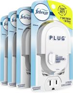 🌬️ febreze fade defy plug: eliminate odors with scented oil warmer (4 count, pack of 1) логотип