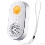 🔋 rechargeable baby sound machine - portable white noise soother with nightlight, 4 lullabies, 8 natural sounds, and auto-off timer - perfect for travel and baby's sleep логотип