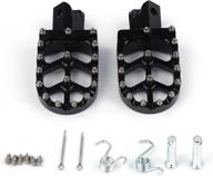 high-quality cnc footpegs for crf xr 50 70 110 m2r sdg dhz ssr kayo pit bike - black логотип