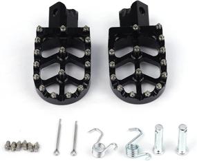 img 4 attached to High-Quality CNC Footpegs for CRF XR 50 70 110 M2R SDG DHZ SSR KAYO Pit Bike - Black