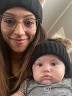 img 1 attached to Oenbopo Winter Warm Knit Beanie Set For Mother And Baby - Parent-Child Hat, Crochet Cap For Women And Babies, Perfect Cold Weather Accessory review by Robert Ogrodnik