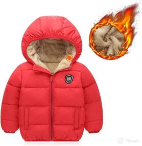 img 3 attached to Winter Fleece Windproof Zipper Outerwear Apparel & Accessories Baby Boys via Clothing