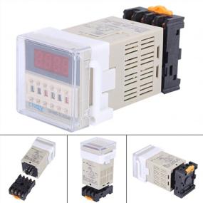 img 3 attached to DH48S-S 110V AC Digital Time Relay With Base And Adjustable 0.1S-99H Cycle Control For Optimal Performance
