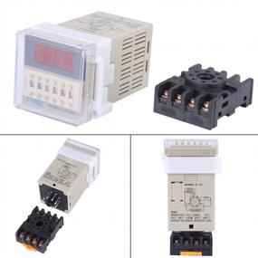 img 2 attached to DH48S-S 110V AC Digital Time Relay With Base And Adjustable 0.1S-99H Cycle Control For Optimal Performance