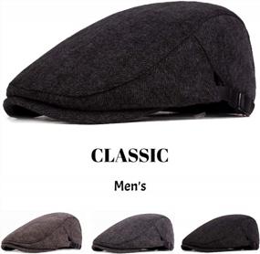 img 3 attached to Stylish And Timeless: Fasbys Men'S Classic Cotton Ivy Gatsby Newsboy Cap