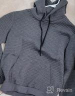 img 1 attached to Plaid Jacquard Pullover Hoodie For Casual Men: Stay Comfortable And Stylish! review by Kendrick Barron
