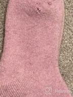 img 1 attached to Winter Warmth for Kids: Children's Wool Solid Color Socks - Thermal Crew Socks 6 Pairs review by Beth Parker