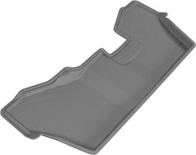 img 4 attached to 3D MAXpider L1HD07331501 Third Row Custom Fit All-Weather Floor Mat For Select Honda Pilot Models - Kagu Rubber (Gray)