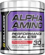cellucor alpha amino eaa & bcaa powder fruit punch 30 servings | branched chain essential amino acids + electrolytes logo