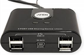 img 2 attached to Aten Corp US224: Enhance Your Efficiency with the 4 User 2 Port USB Hub
