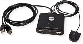 img 3 attached to Aten Corp US224: Enhance Your Efficiency with the 4 User 2 Port USB Hub