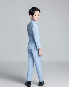 img 3 attached to Yuanlu Toddler Formal Tuxedo Bearer Boys' Clothing ~ Suits & Sport Coats