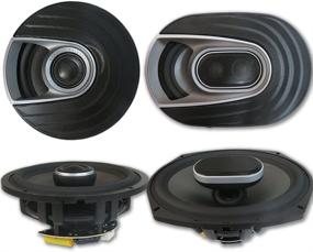 img 1 attached to 🚗 Enhance Your Car's Audio Experience with Polk Audio MM 6x9 Inch 3-Way Ultra Marine Speakers, Plus 6.5 Inch 2-Way Marine Speakers