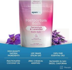 img 3 attached to 💜 Revitalize Postpartum Recovery with EpsmRx Geranium Essential Lavender