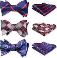 👔 hisdern classic self-tie men's accessories for versatile styling logo