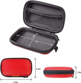 img 1 attached to Compact EVA Case - Durable Protection For Earbuds, Headset, Chargers, Airpods And More