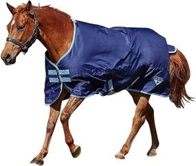img 4 attached to Saxon 600D Standard Lite Sheet: Durable, Lightweight Horse Blanket for Maximum Comfort and Protection