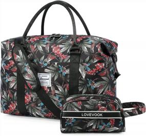 img 4 attached to Travel In Style With LOVEVOOK Weekender Bag For Women: From Gym To Labor Room, A Chic And Functional Tote