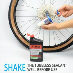 img 3 attached to BriskMore 100Cc Tubeless Sealant Injector For Bicycle Tires - Easy To Use & Clean Up, 2 Tube Options Suitable For No Tubes And Other Any Sealants