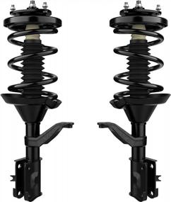 img 4 attached to Complete Quick Struts Shock Coil Spring Assembly Kit For 2003-2011 Element By AUTOSAVER88, Compatible With 172136, 172135, 11663, And 11664