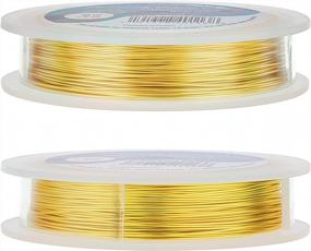 img 3 attached to Tarnish Resistant Gold Wire: BENECREAT'S 24-Gauge, 98-Feet Spool Of Versatile Crafting Wire
