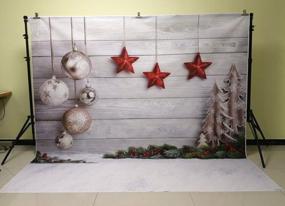 img 2 attached to Capture The Joy Of Christmas With HUAYI Home Photography Backdrops: 8X8Ft XT-4338