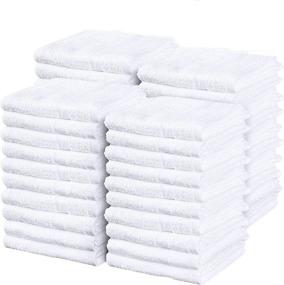 img 3 attached to 🛀 Simpli-Magic 79421 Commercial Grade Soft Plush Cotton Terry Towels: Buy in Bulk With a Case of 240, in White