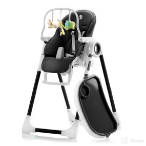 img 4 attached to Adjustable Folding Baby High Chair Feeding in Highchairs & Booster Seats
