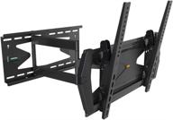 📺 monoprice full-motion articulating tv wall mount bracket - strong, versatile & ul certified: ideal for 32in to 55in tvs, max weight 99lbs, extends 3.0in to 21.6in, vesa up to 400x400, rotates, with security brackets for concrete & brick logo