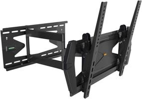 img 4 attached to 📺 Monoprice Full-Motion Articulating TV Wall Mount Bracket - Strong, Versatile & UL Certified: Ideal for 32in to 55in TVs, Max Weight 99lbs, Extends 3.0in to 21.6in, VESA Up to 400x400, Rotates, with Security Brackets for Concrete & Brick