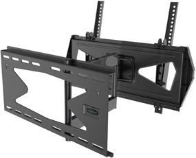 img 3 attached to 📺 Monoprice Full-Motion Articulating TV Wall Mount Bracket - Strong, Versatile & UL Certified: Ideal for 32in to 55in TVs, Max Weight 99lbs, Extends 3.0in to 21.6in, VESA Up to 400x400, Rotates, with Security Brackets for Concrete & Brick