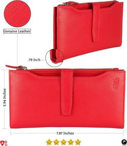 img 1 attached to Mou Meraki Blocking Women Shield Identity Women's Handbags & Wallets ~ Wallets