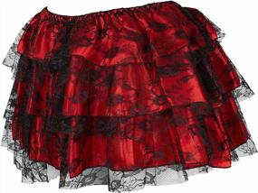 img 3 attached to Women'S Steampunk Pirate Lace Skirt Costume - Victorian Dress