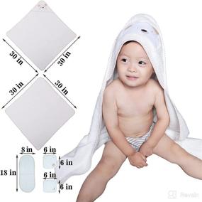 img 3 attached to SRILIER 5 Piece Washcloths Absorbent Hypoallergenic Baby Care