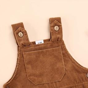 img 1 attached to Cute & Comfy Corduroy Overalls For Toddler Girls And Boys - Shop The Kuriozud Collection Now!