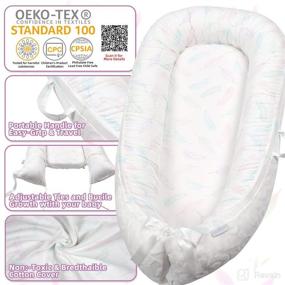 img 2 attached to Mamibaby Co Sleeping Breathable Portable Adjustable