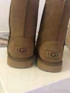 картинка 1 прикреплена к отзыву 👦 Мальчиковые зимние ботинки UGG Classic Short Azalea от Bohyun Rossetti