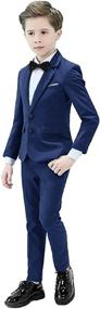 img 2 attached to 👔 Yavakoor Wedding Boys' Clothing - Formal Tuxedo Suit & Sport Coats