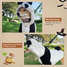 img 2 attached to 🐼 Stylish Dog Hoodie Pet Clothes Sweater: Tiger & Panda Design, Lightweight Sweatshirts for Small, Medium, & Large Dogs – Perfect Dog Costume for Christmas (Panda, X-Large)