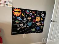 img 1 attached to Get Ready To Blast Off With WATINC'S 44-Piece Outer Space Felt Story Board Set: Explore The Solar System, Meet Aliens, And Tell Your Own Galactic Adventure! review by Barbara Gonzalez