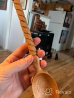 img 1 attached to 2Pcs Walnut Wood Carving Spoon Blanks Unfinished Wooden Craft Whittling Kit For Beginner Kids Whittlers Starter review by Curtis Sherman