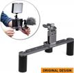 cinema mount mk iii, smartphone camera video stabilizer system, cold shoe mount, tripod thread mount, fit arca swiss, solid aluminum grip, compatible with iphone 11 12 pro max, sumsung, live streaming logo