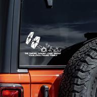 🏰 empire stick figure family decal vinyl sticker - car, truck, wall, laptop - white, 8" x 5 логотип