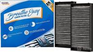 🌬️ spearhead premium breathe easy cabin filter with activated carbon, extended lifespan up to 25% (be-936) логотип