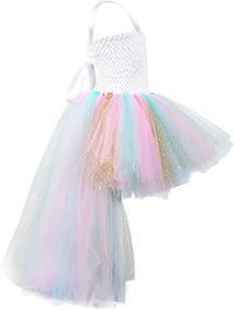 img 2 attached to 👗 Girls' Clothing Dresses: Handmade Princess Birthday Bridesmaid Photography Outfits