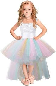 img 4 attached to 👗 Girls' Clothing Dresses: Handmade Princess Birthday Bridesmaid Photography Outfits