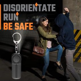 img 2 attached to WETEN Safety Siren: Personal Protection For Women - 2 Pack Self Defense W/ Flashlight & 130DB Loud Alarm